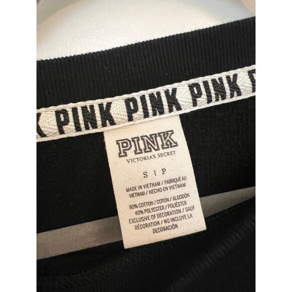 Pink Victoria’s Secret bling Christmas Small sweatshirt Snowflake Fairy Holidays - Picture 4 of 7